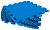 Мягкий пол разноцветный 30*30(см) 1(м2) с кромками 30МП (синий)